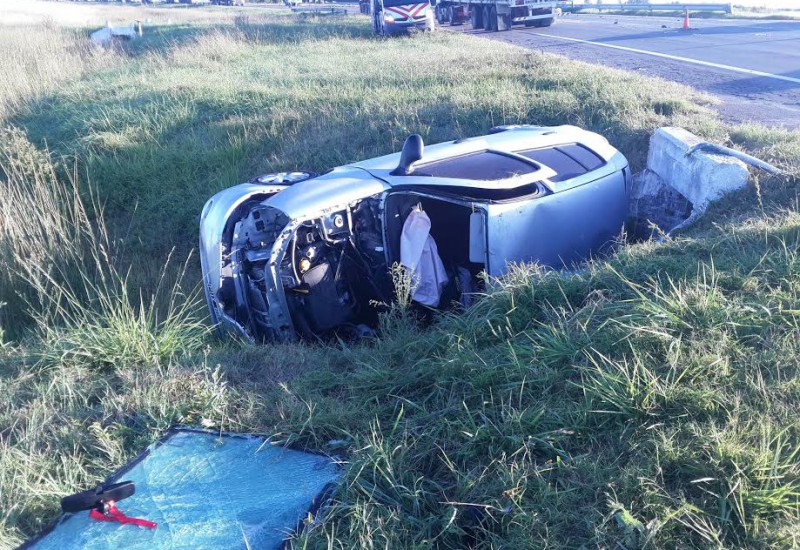 Ruta 3: Terrible choque frontal en la denominada curva “El Despunte” deja como saldo un muerto